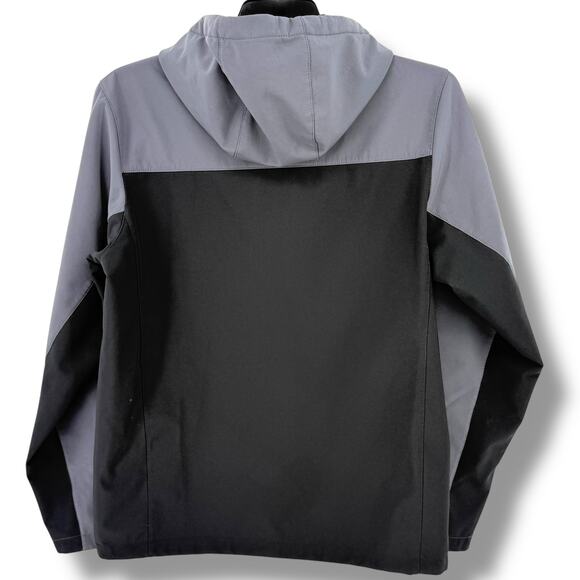 eBay Logo Embroidered Hooded Jacket Mens Size Medium Port Authority - Picture 4 of 6